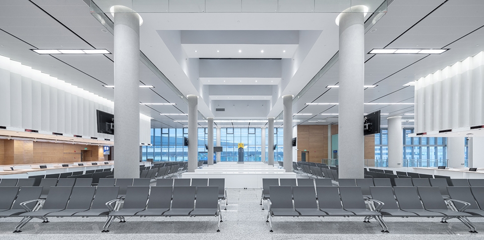 hong kong zhuhai macao bridge zhuhai port office area project by ecadi