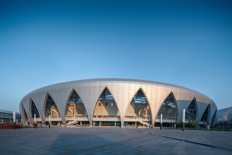 linxia olympic sports center stadium dutstudio