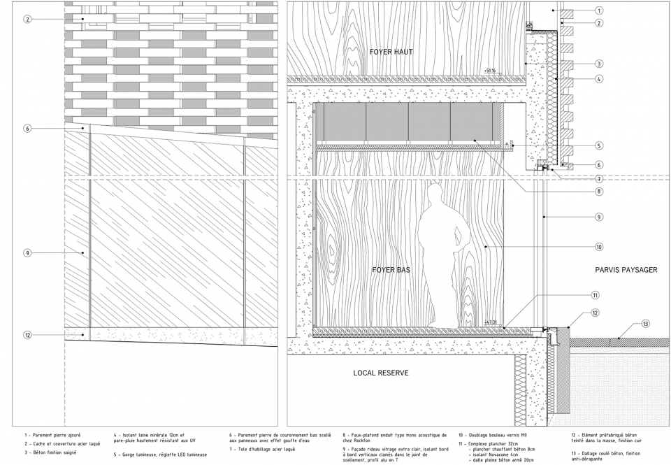 restruction rehabilitation of theater jacques carat by ateliers o s architectes