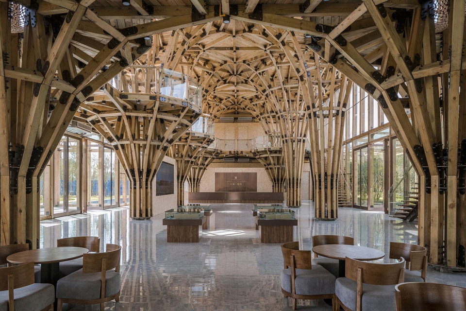 longfu life experience center china by luo studio