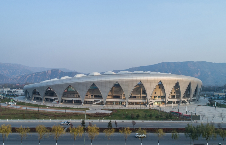 linxia olympic sports center stadium dutstudio