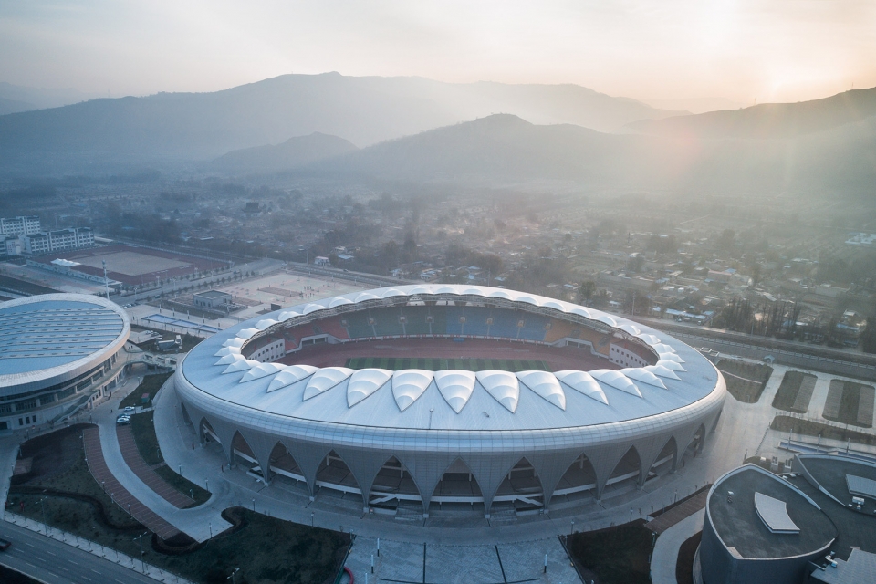 linxia olympic sports center stadium dutstudio