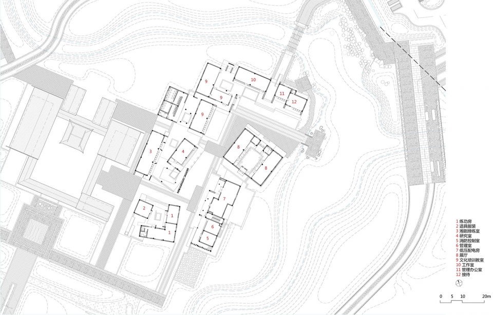 tian han cultural park china by wcy regional studio