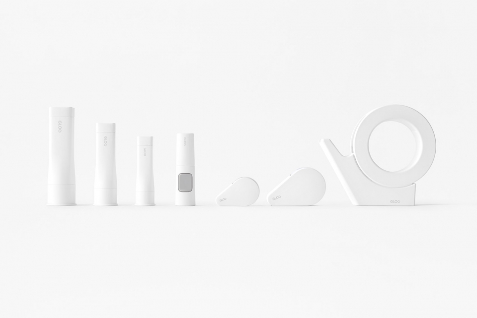 GLOO adhesive products for KOKUYO by nendo