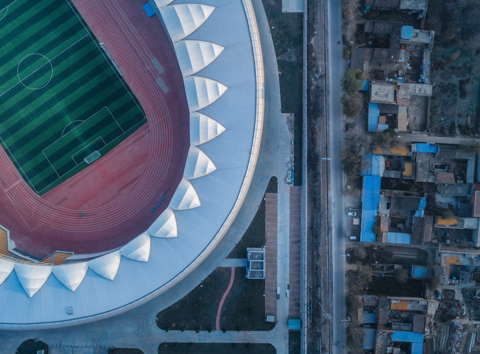 linxia olympic sports center stadium dutstudio