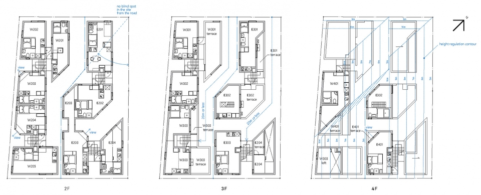 Uehara Apartment by Hiroyuki Ito Architects 16