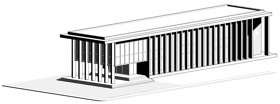 rigaud city hall by affleck de la riva architects