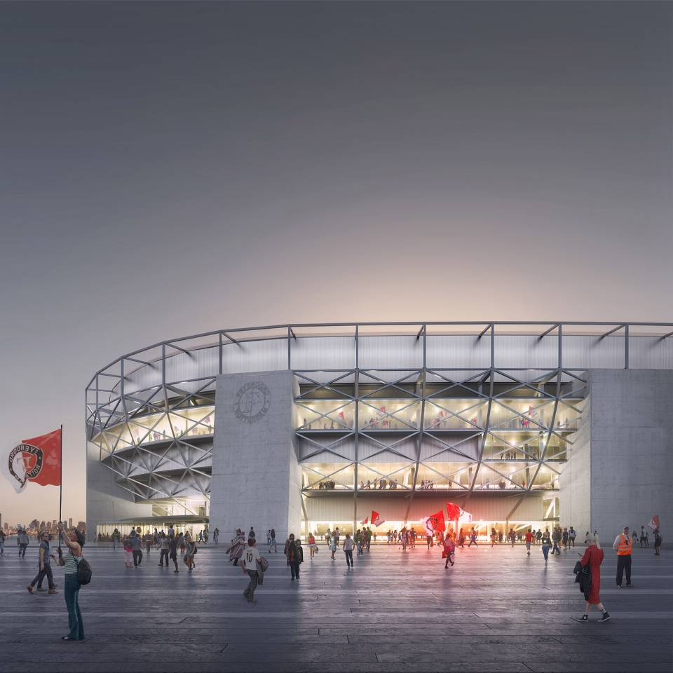 feyenoord city stadium by oma