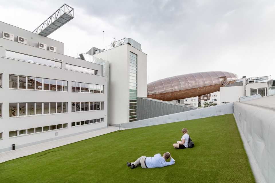 centre for contemporary art dox by petr hajek architekti
