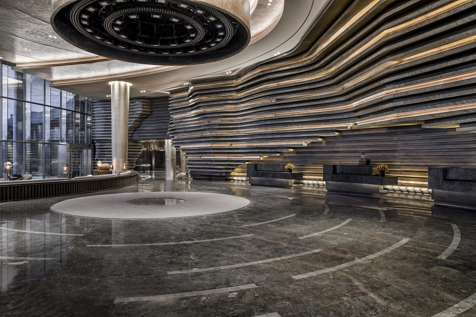 interior design of intercontinental shanghai wonderland hotel by ccd