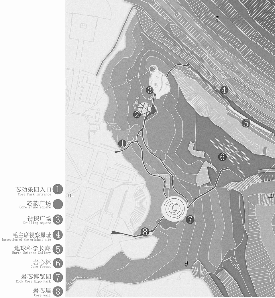 landscape design of huangshi national mine park china by transcend creativity
