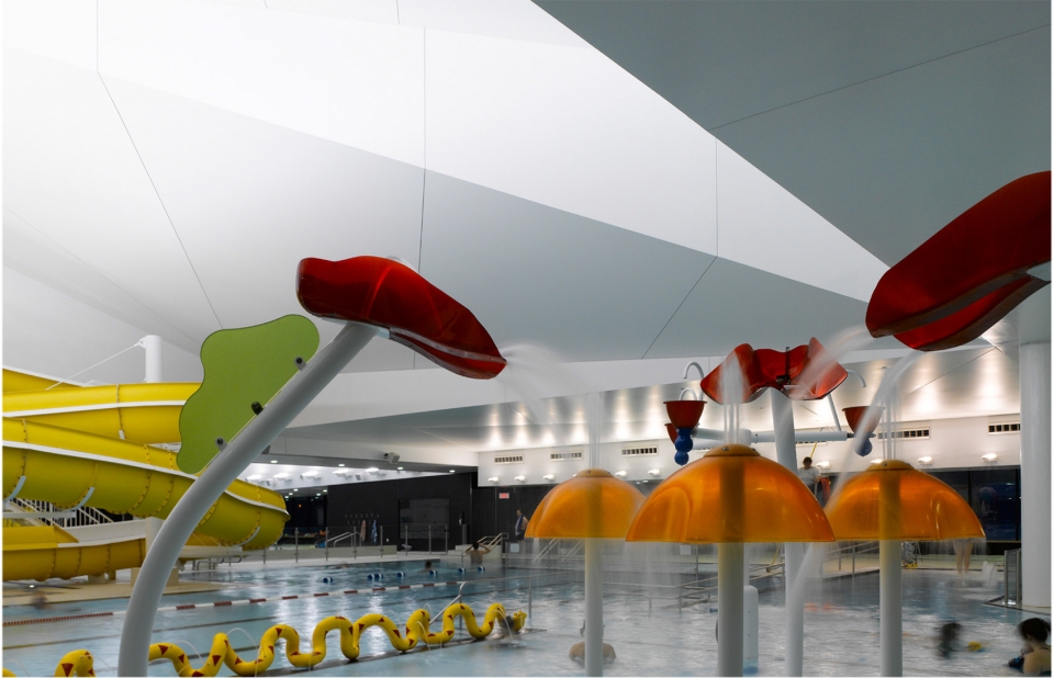 desjardins aquatic centre by acdf architecture