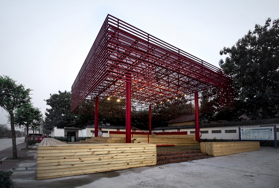stage for beihedong village fu yingbin