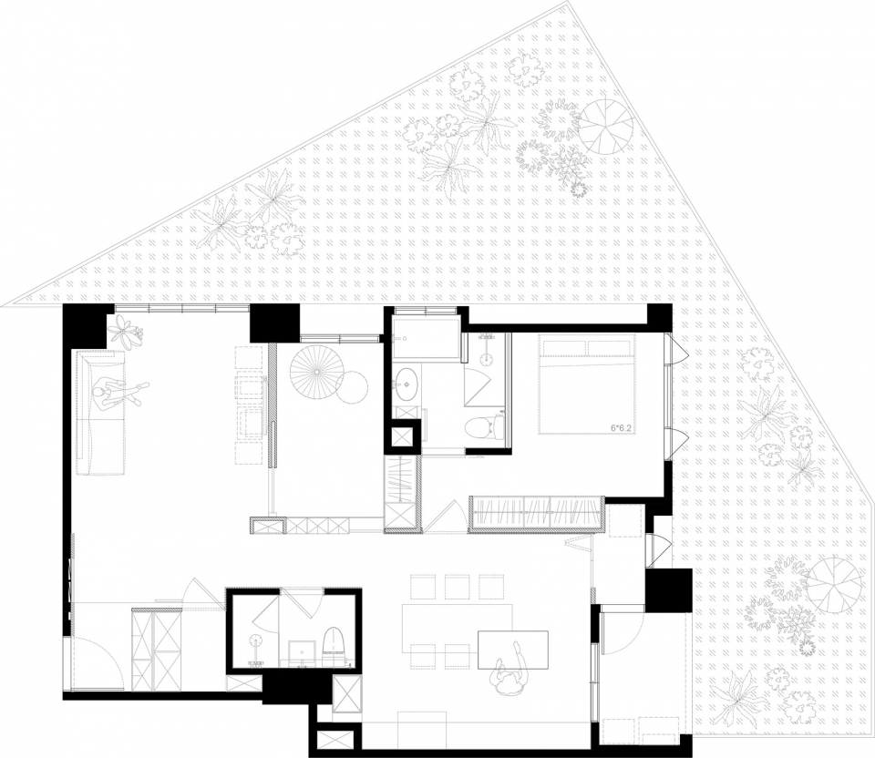 wangs house taiwan by 2books space design