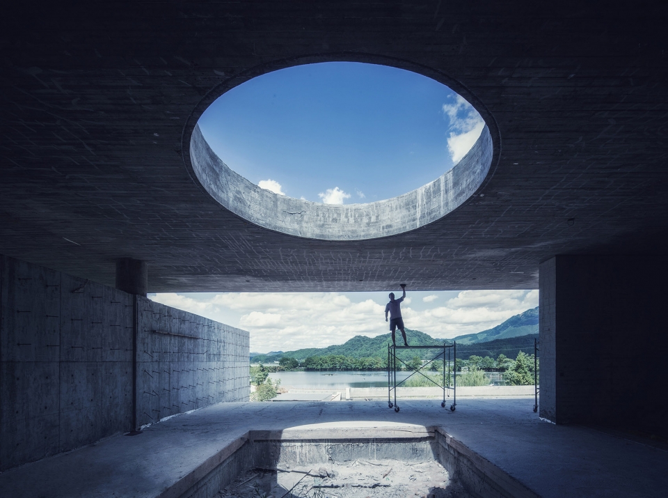 teahouse in jiuxing village by gad · line studio greenton architecture design