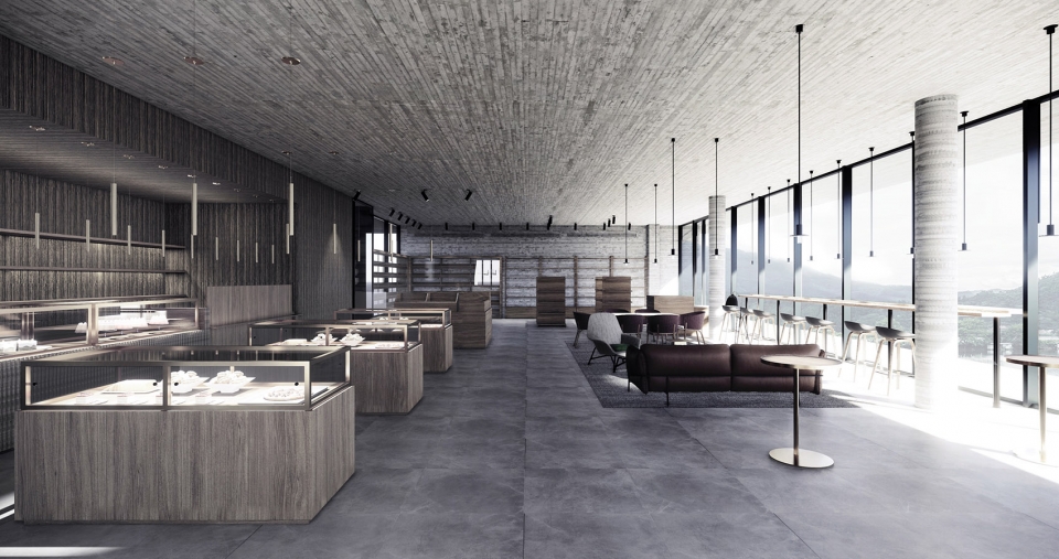 teahouse in jiuxing village by gad · line studio greenton architecture design