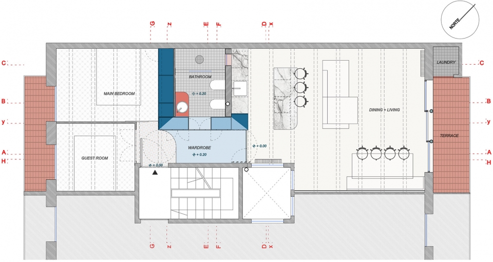 font 6 apartment by casa margherita serboli arquitectura