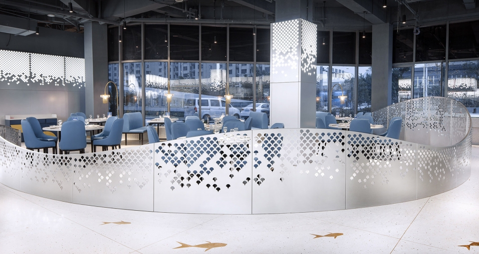 shunfenglou seafood restaurant by topos design clans
