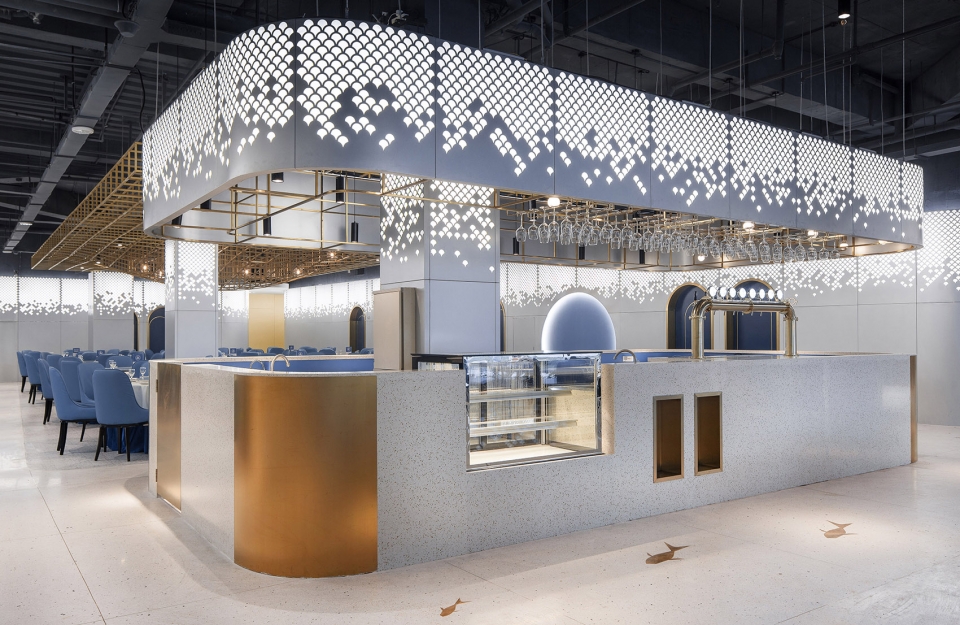 shunfenglou seafood restaurant by topos design clans