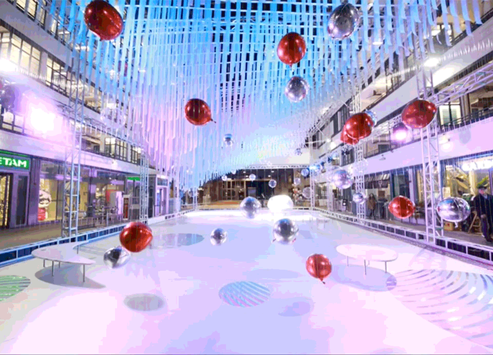 floating christmas pavilion AaaM