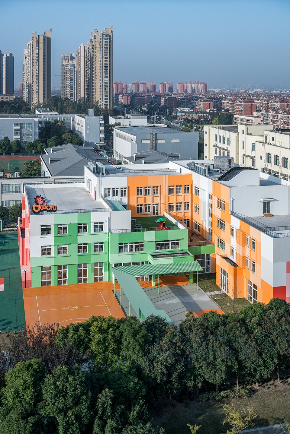 baoshan beibeijia olion kindergarten china by atelier archmixing