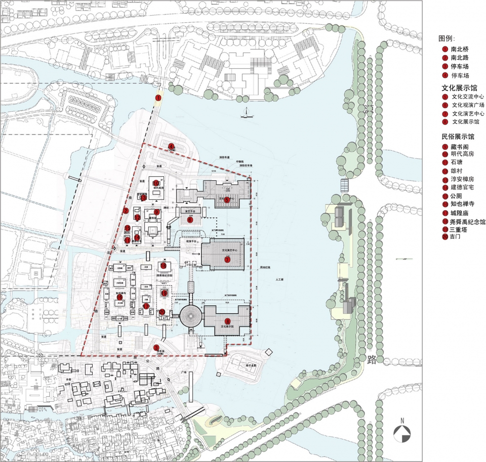 shanghai songjiang guangfulin site cultural exhibition hall china by ccdi