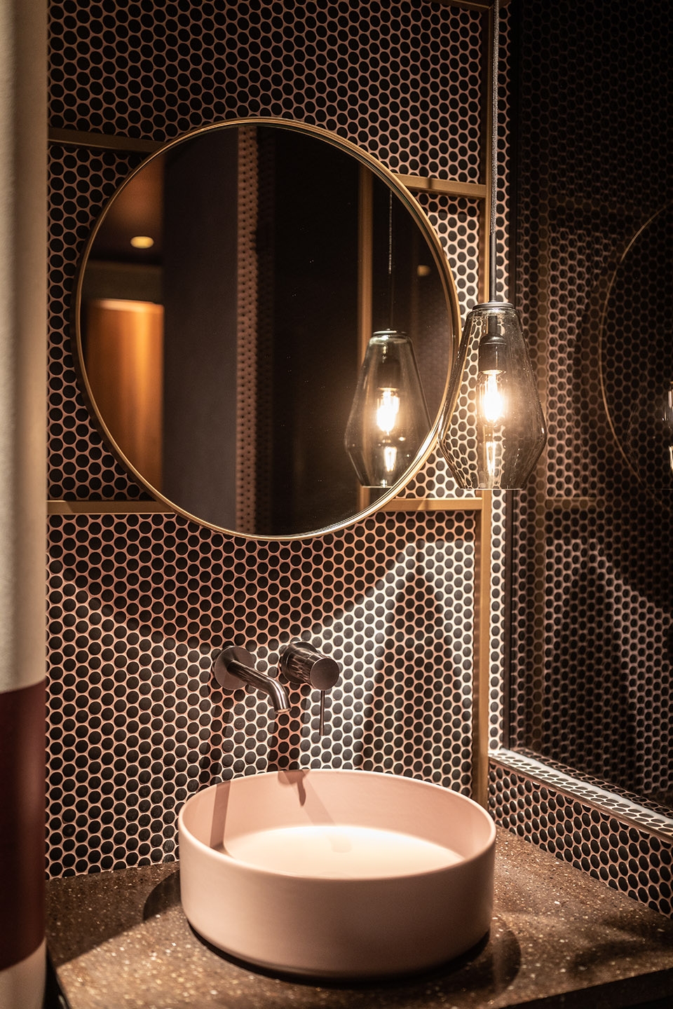 the interior design of the hide hotel flims by stylt trampoli