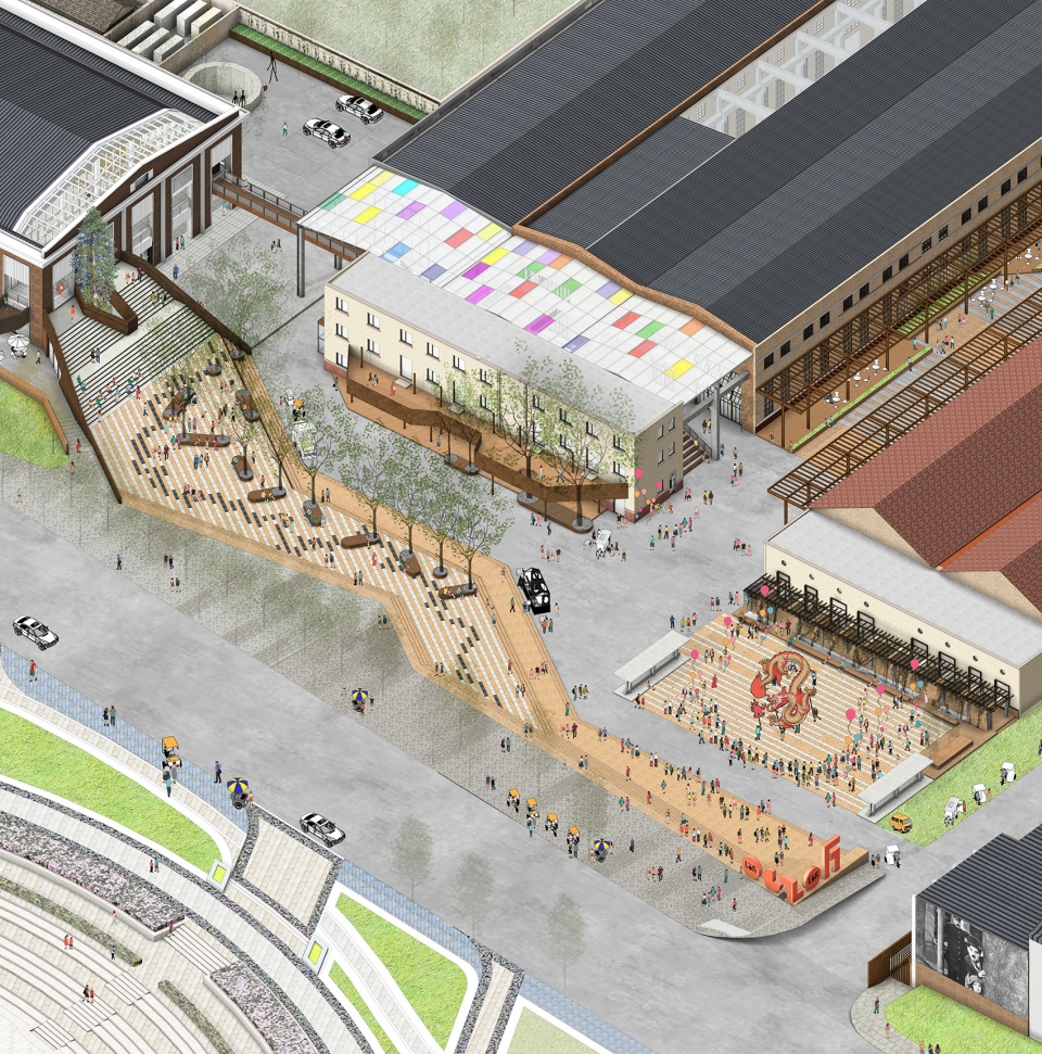 the grand canal creative center china by urbanus