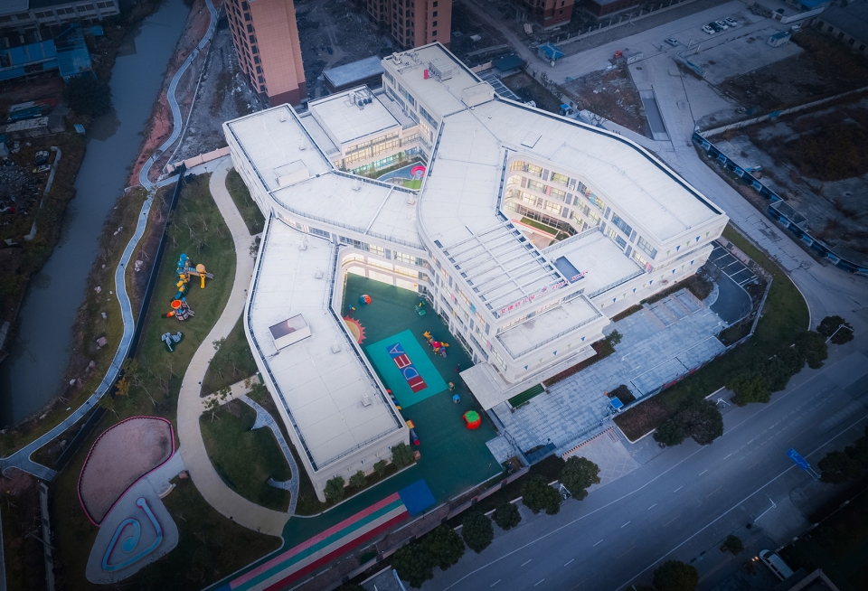 yy terrace school ningbo idea kids international kindergarten china by archgrid