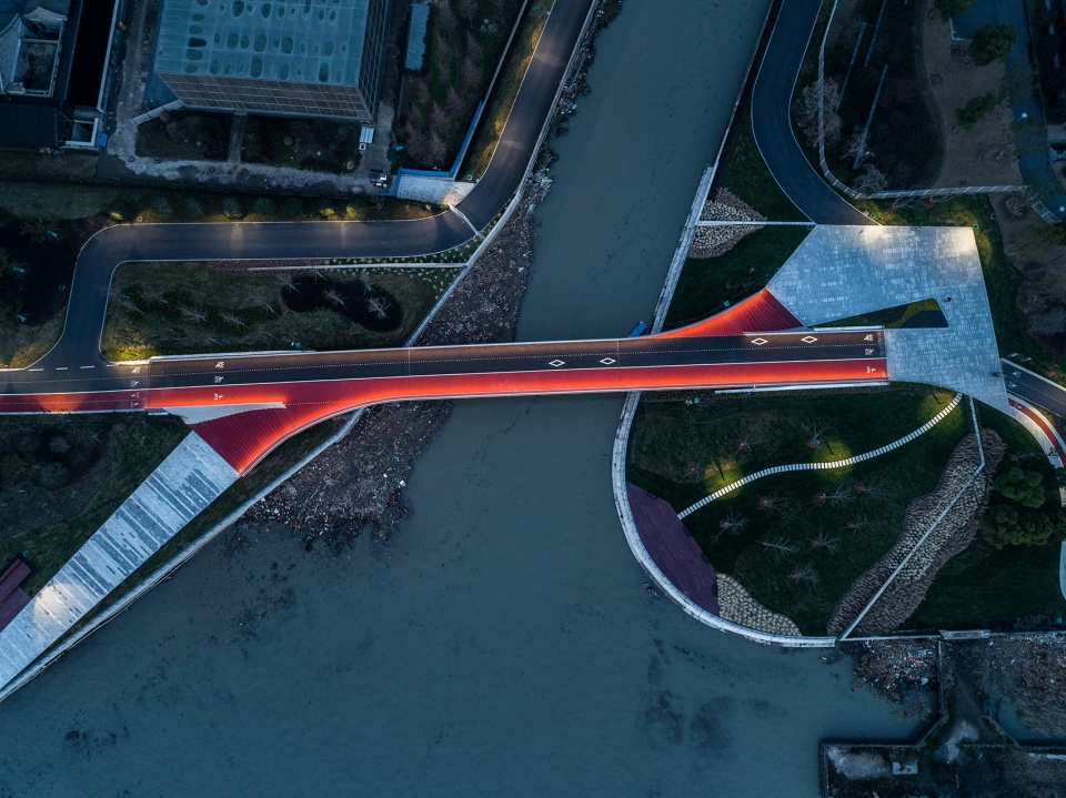 north sanlin bridge and sanlintang bridge china by atelier archmixing
