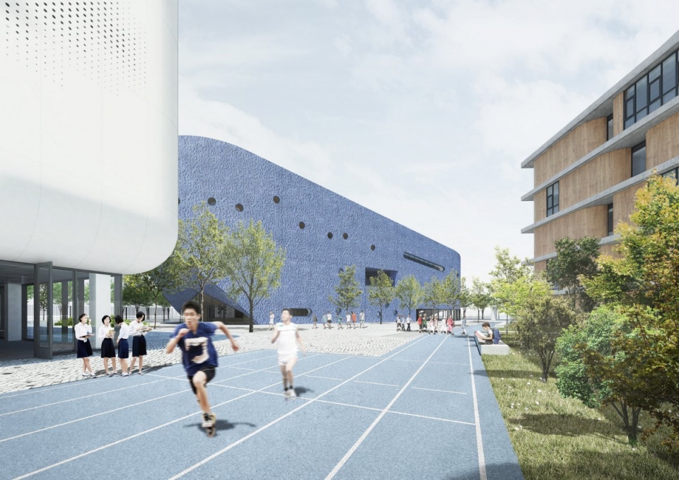 qingpu pinghe school shanghai china by open
