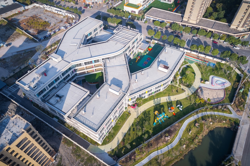 yy terrace school ningbo idea kids international kindergarten china by archgrid