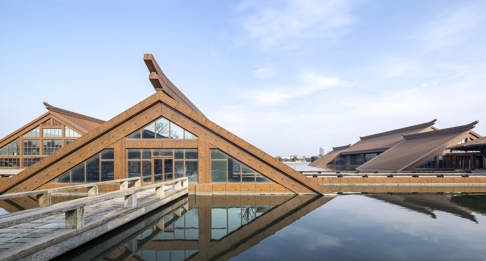 shanghai songjiang guangfulin site cultural exhibition hall china by ccdi