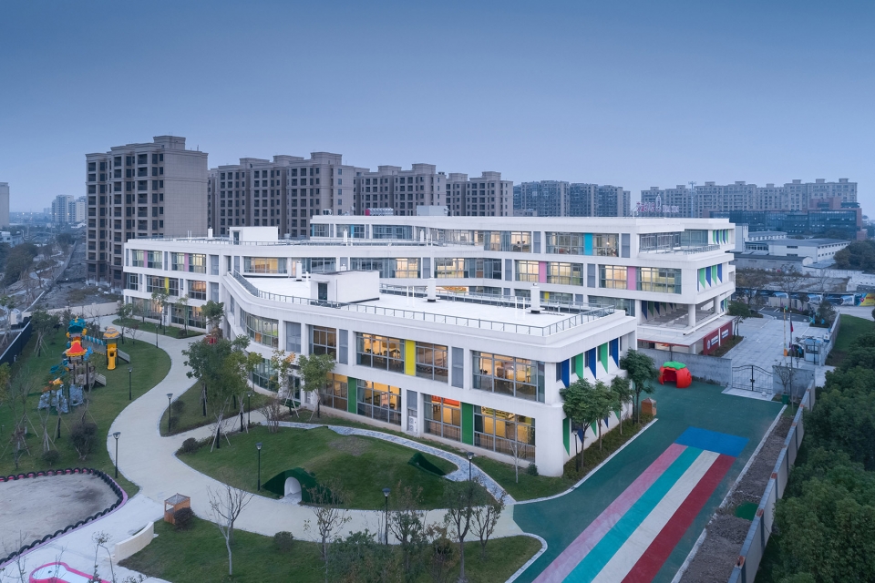 yy terrace school ningbo idea kids international kindergarten china by archgrid
