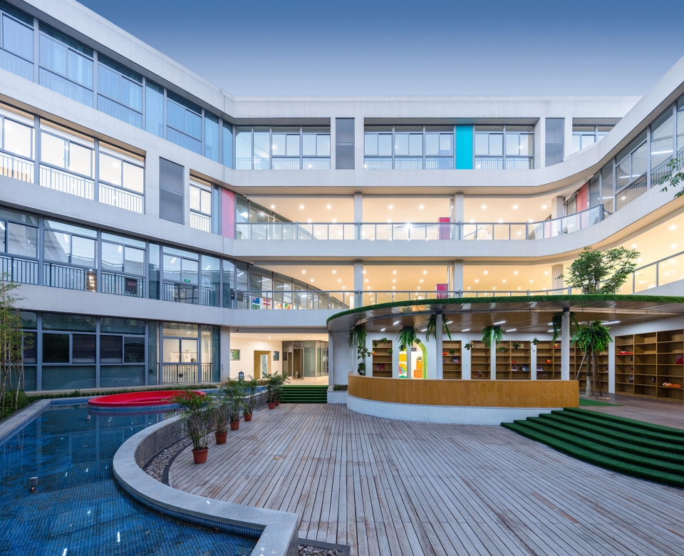 yy terrace school ningbo idea kids international kindergarten china by archgrid