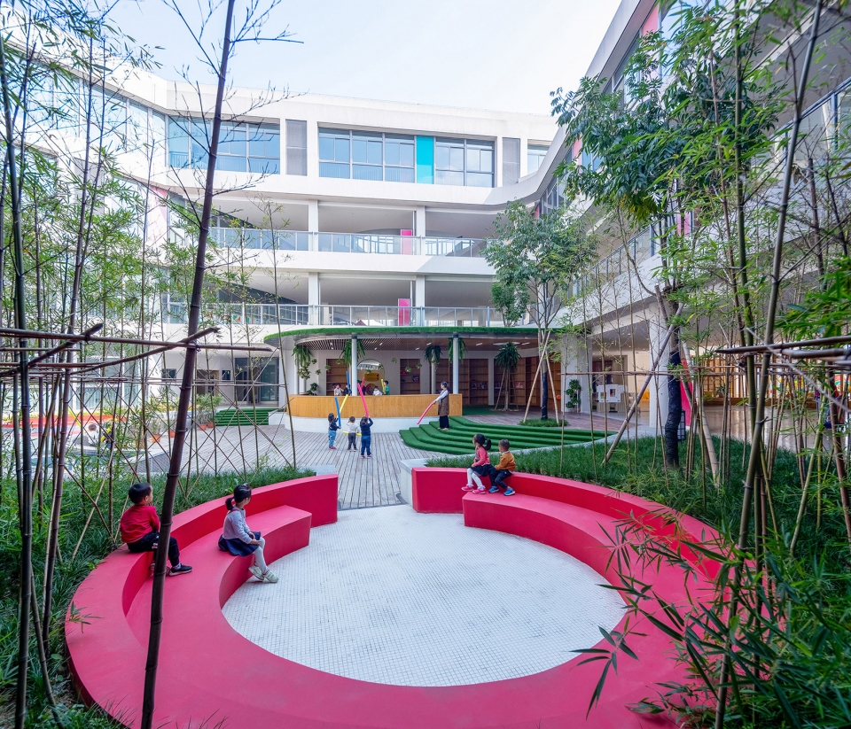 yy terrace school ningbo idea kids international kindergarten china by archgrid