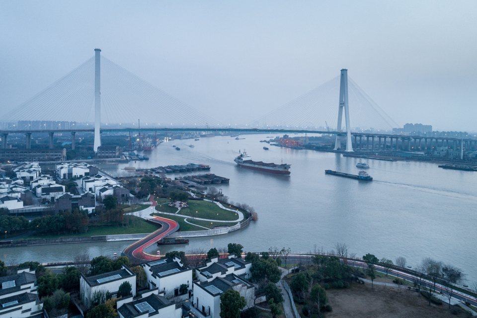 north sanlin bridge and sanlintang bridge china by atelier archmixing