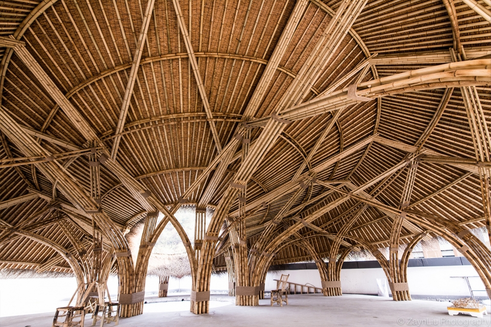 anji liangshan tea house china by student team of tsinghua university