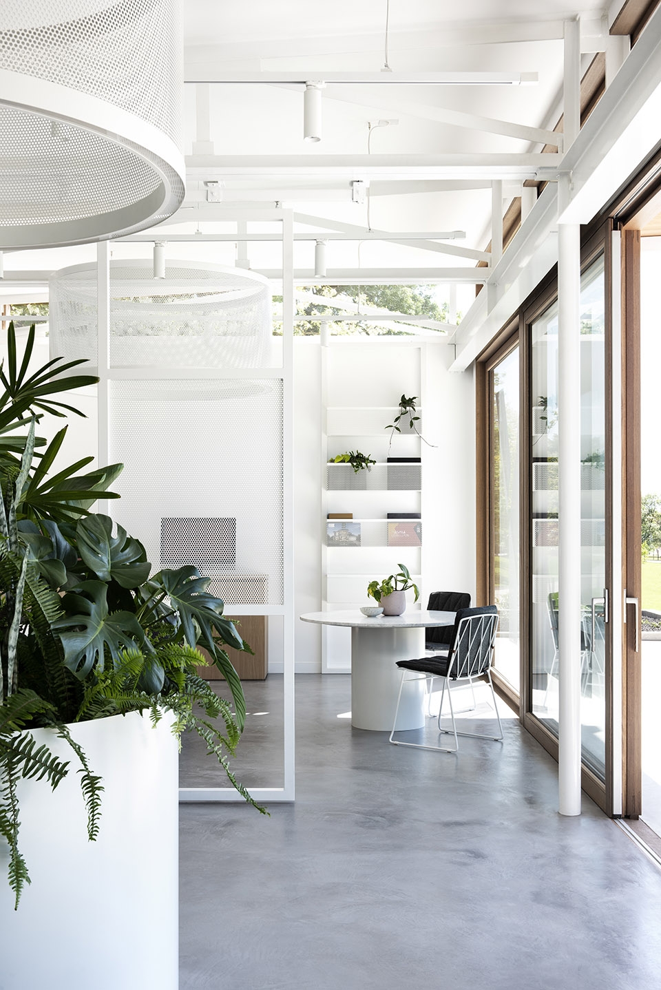 kinley cricket club by winter architecture