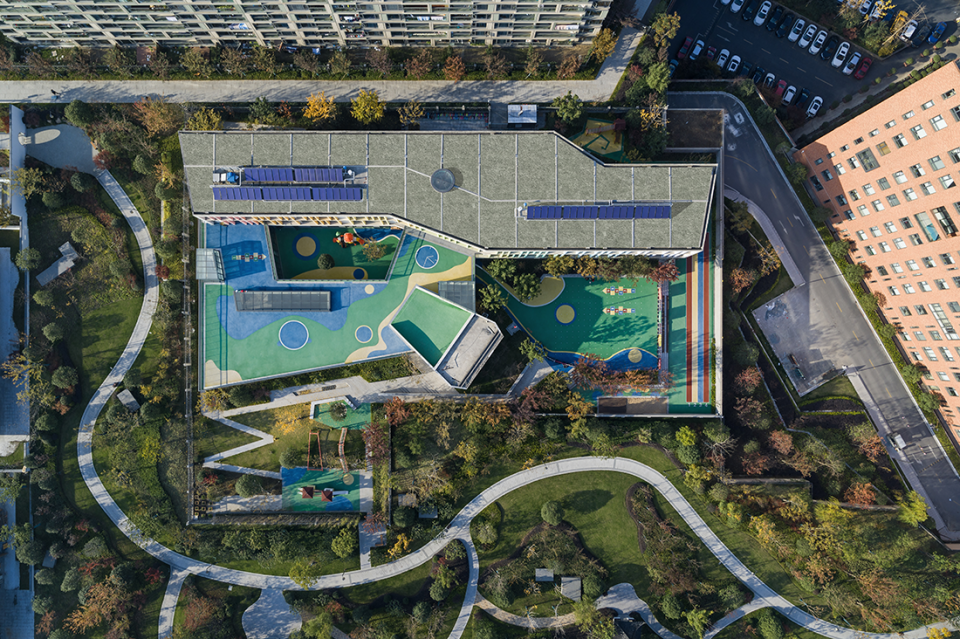 yangliu county community primary school and kindergarten china by gad