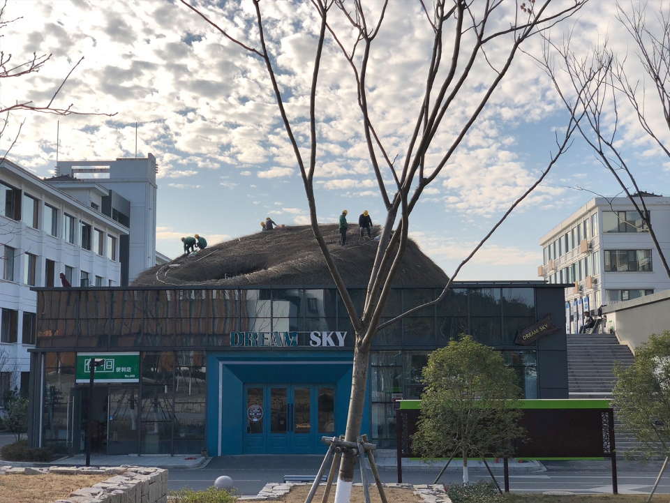 anji liangshan tea house china by student team of tsinghua university
