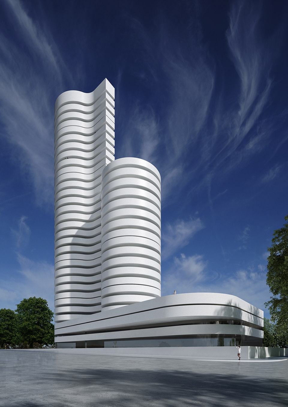 kouros tower by fran silvestre arquitectos