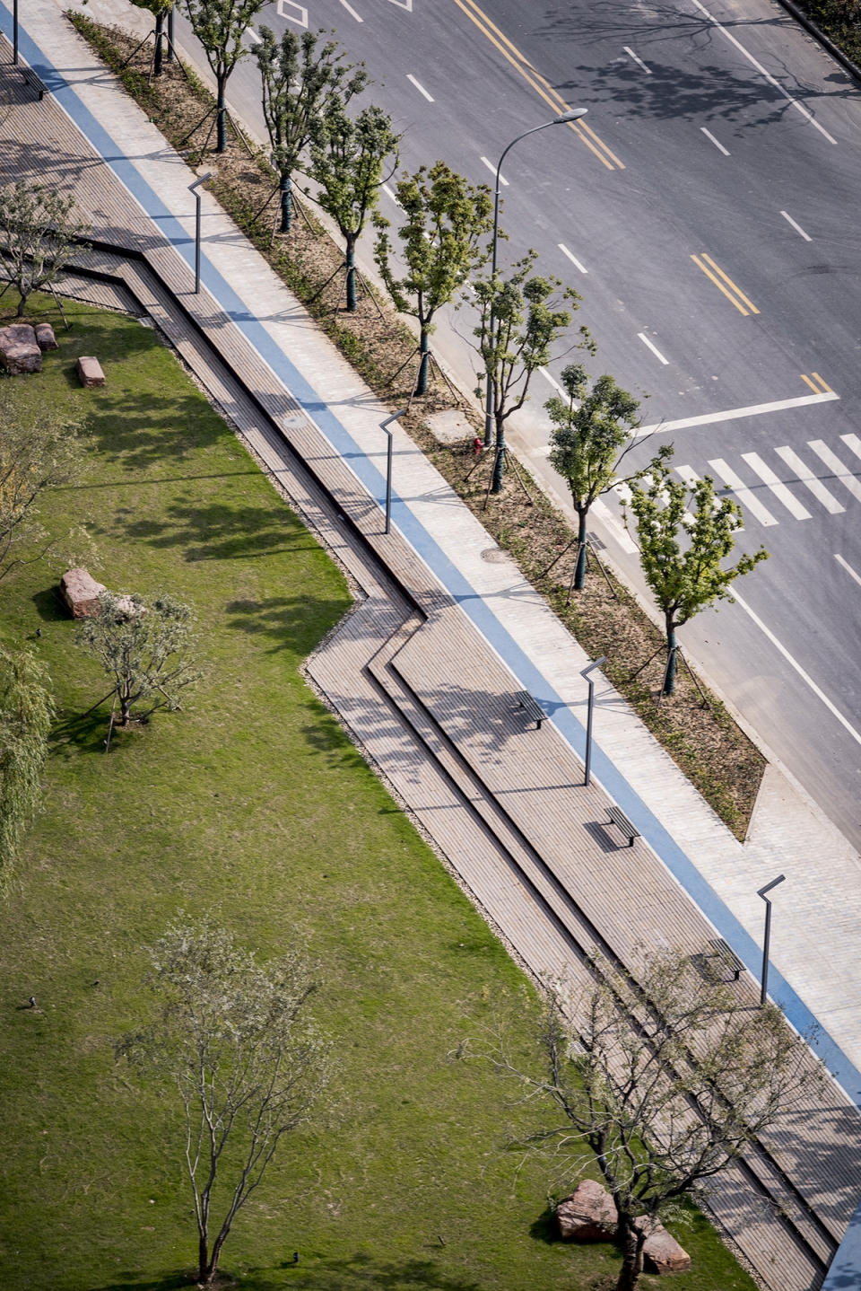 green axis of nengda business district china by la design