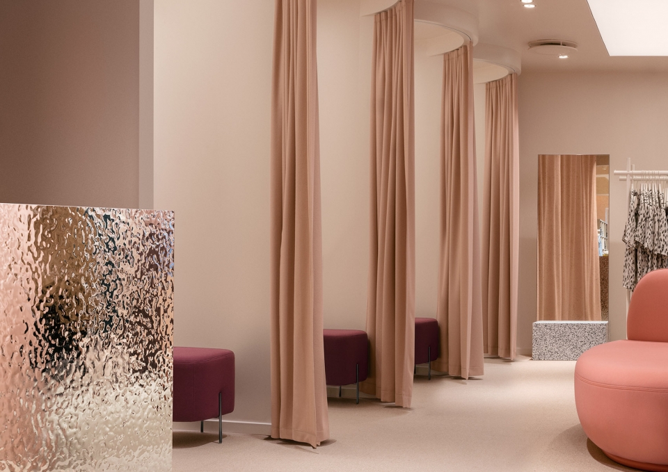 gina tricot concept store by note design studio and open studio