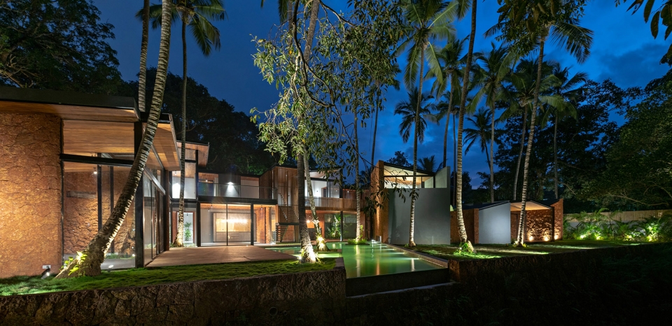 villa in the palms by abraham john architects