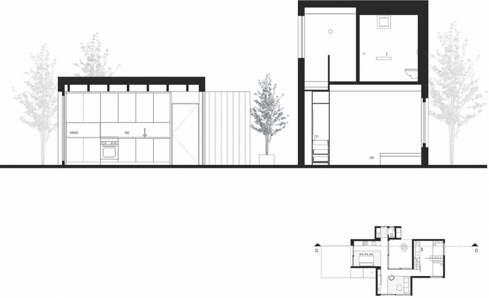 tiny holiday home by i29 and chris collaris