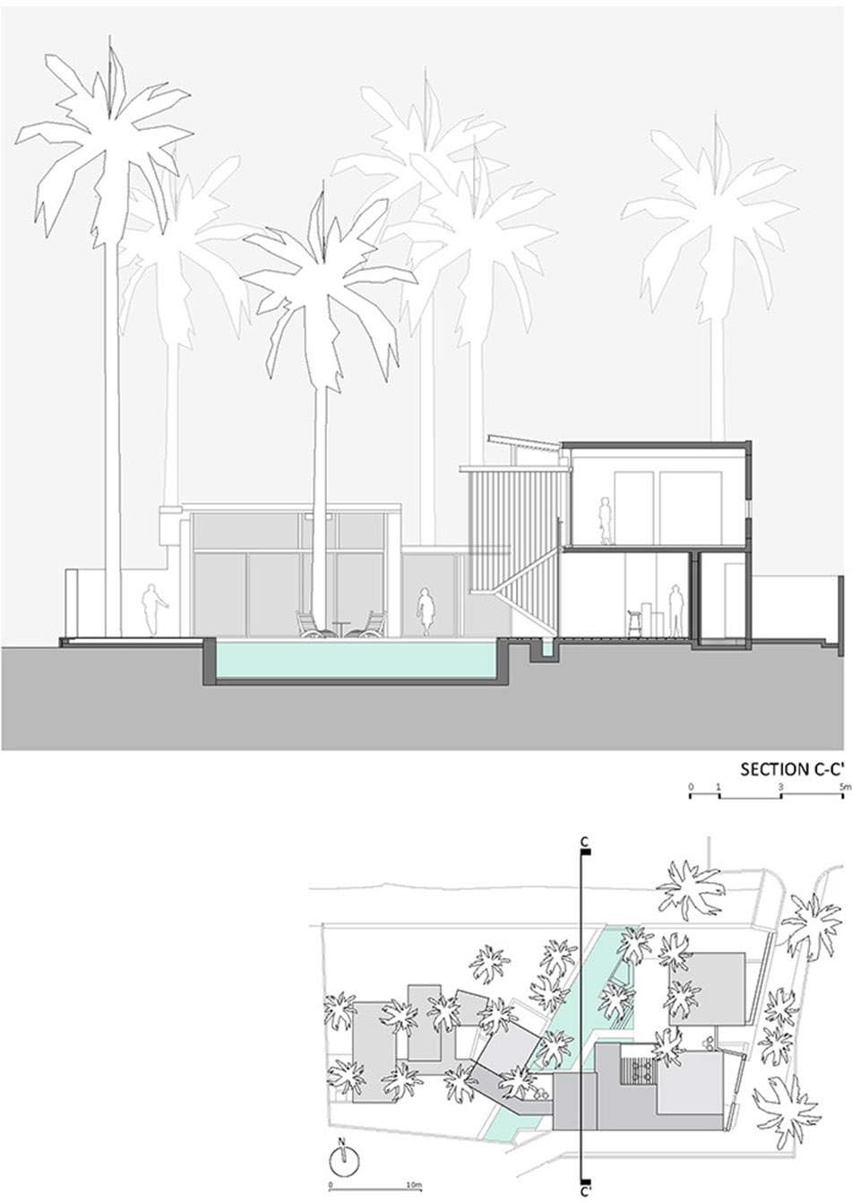 villa in the palms by abraham john architects