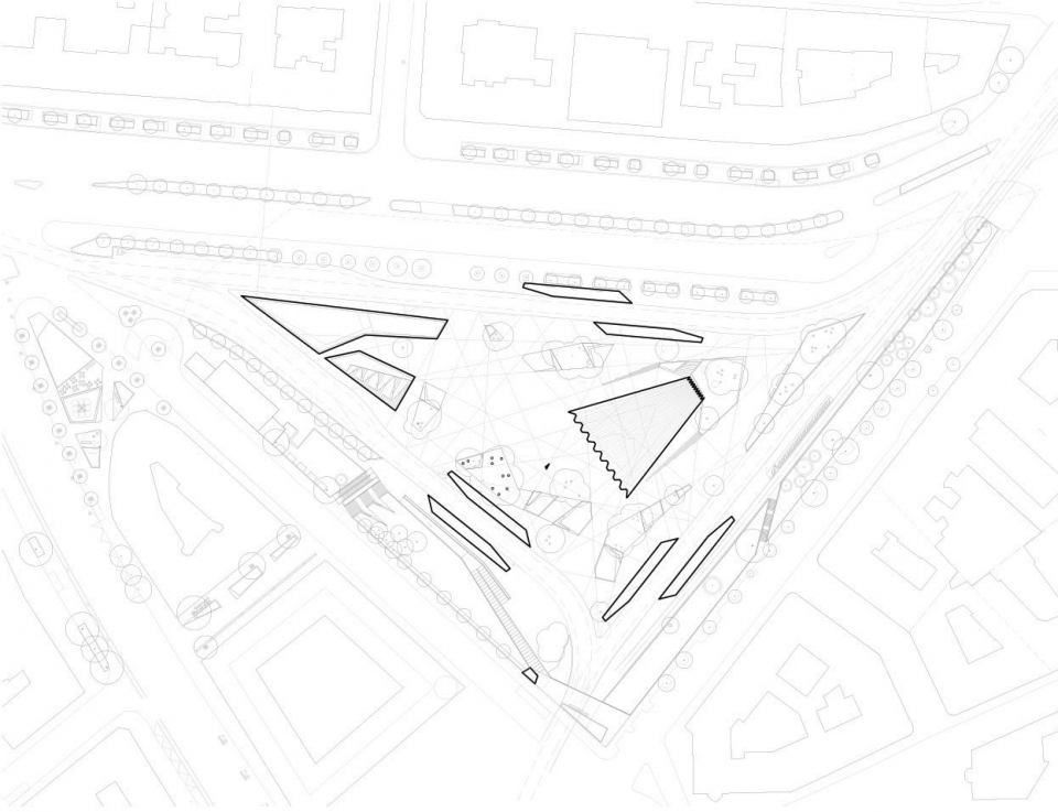szell kalman square by epitesz studio