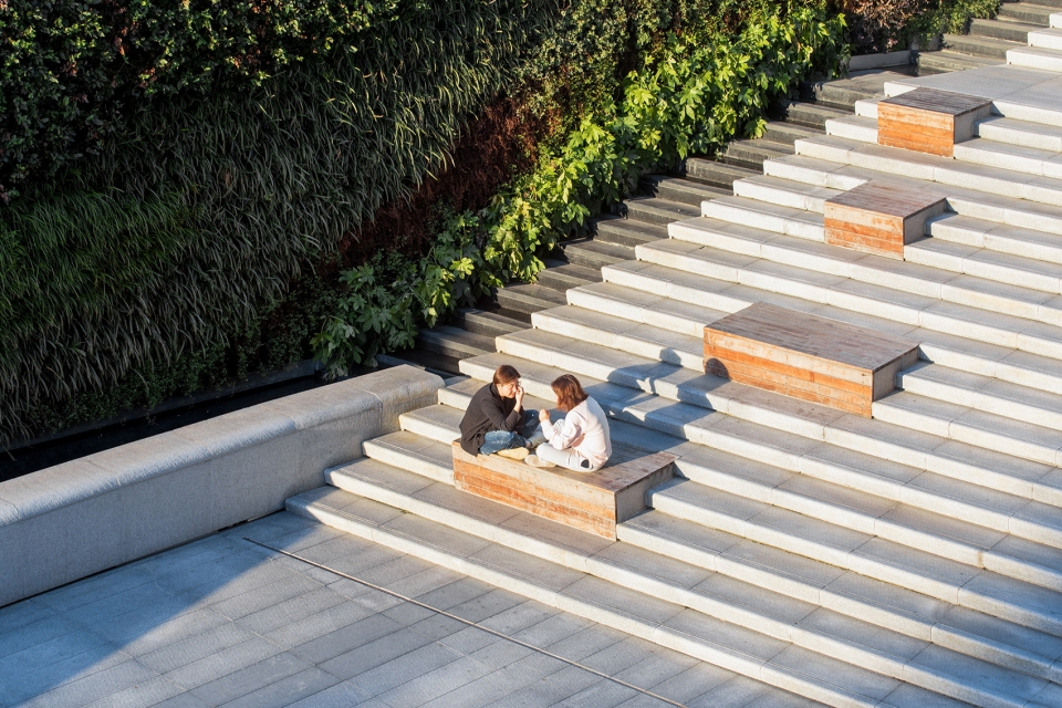 landscape design of shanghai mixc mall china by lab dh