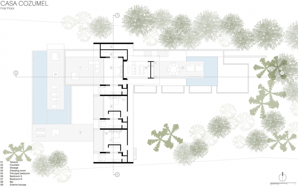 cozumel house by sordo madaleno arquitectos